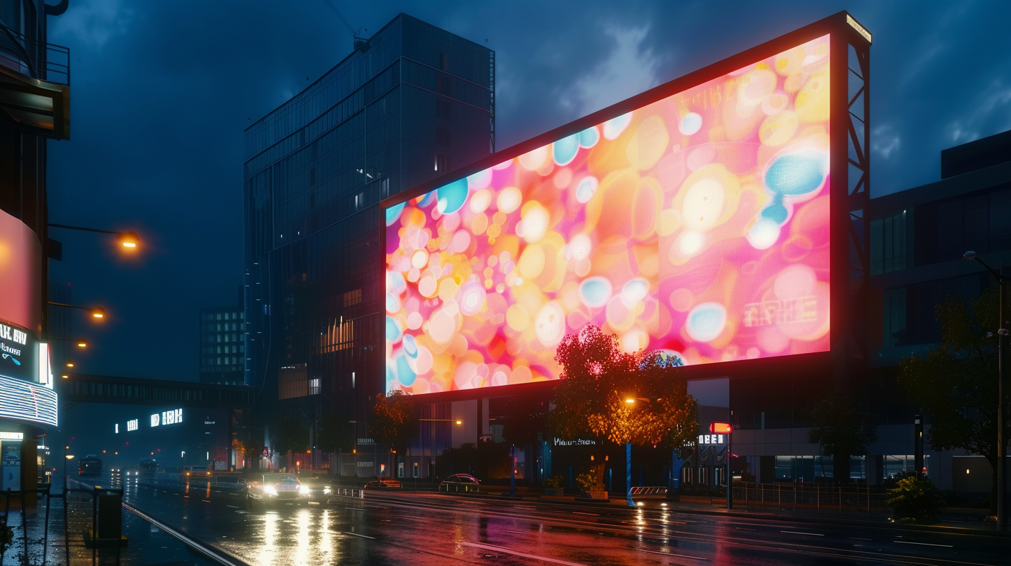 u3489486962_outdoor_LED_billboard_at_dusk_displaying_colorful_27437e3a-9367-4e06-9ecd-f205892ed5af_3
